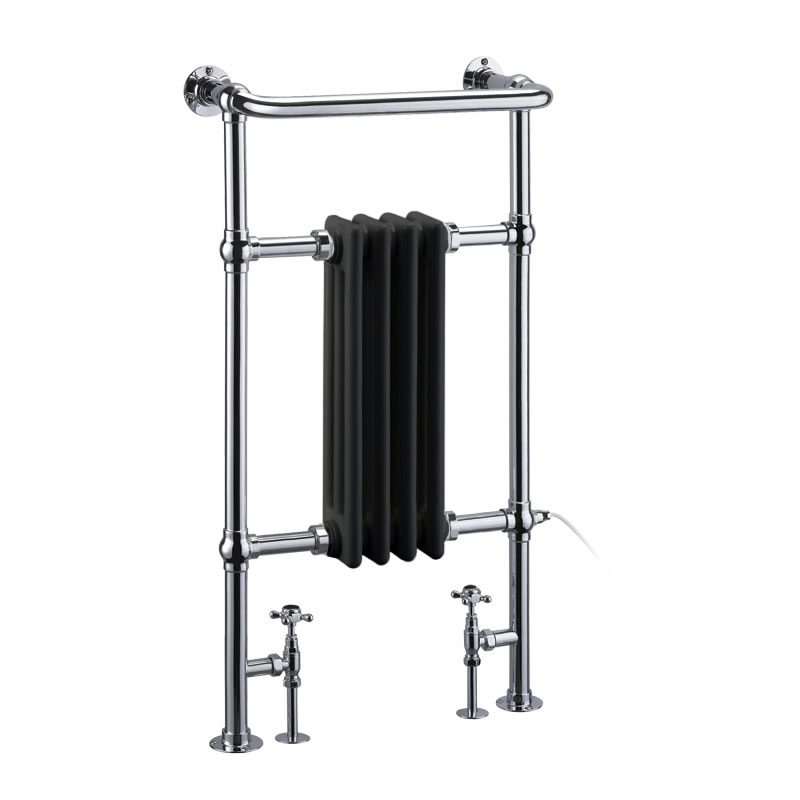 Bloomsbury radiator Chrome with Black Insert